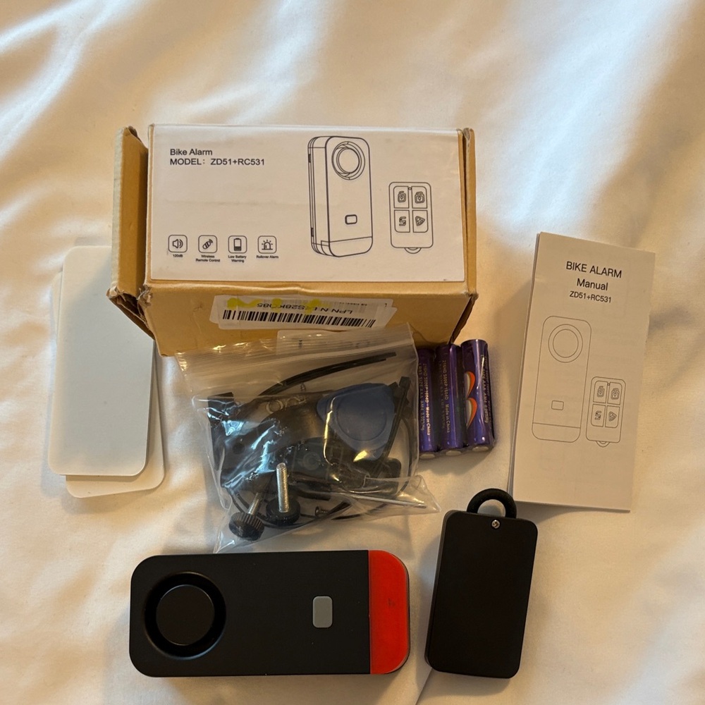 Bike Alarm with Remote Control by Akoyu-New